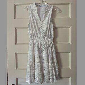 White Southern Tide Mini Dress, Size M